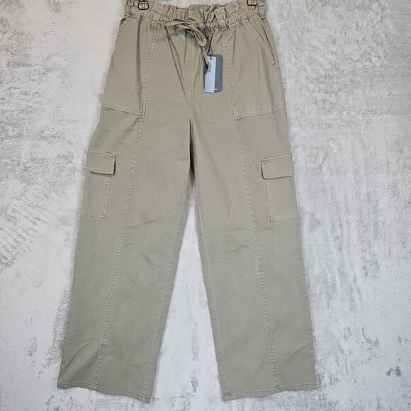 Rails Bodie Pants Womens Size M Olive Green Cotton Relaxed Fit Stretch Cargo - Picture 7 of 16